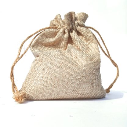BCH Naturals bath salts pouch with tag, tied and ready for gifting