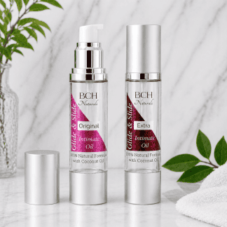 Slide & Glide Duo Original & Extra Coconut Lubricant Oil massage oil