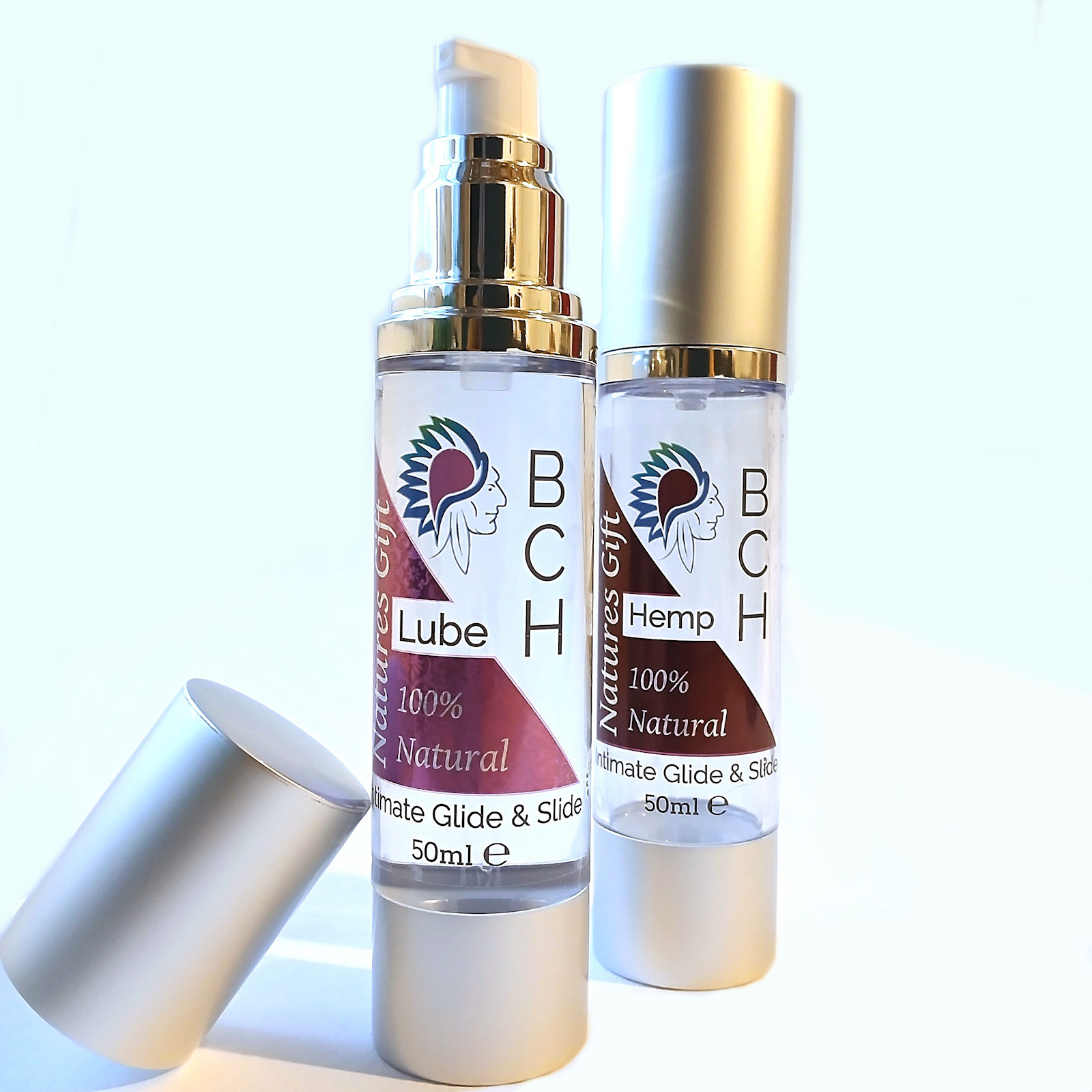 The Duo Glide& Slide Coconut Oil and Glide & Slide Extra together in a two pack