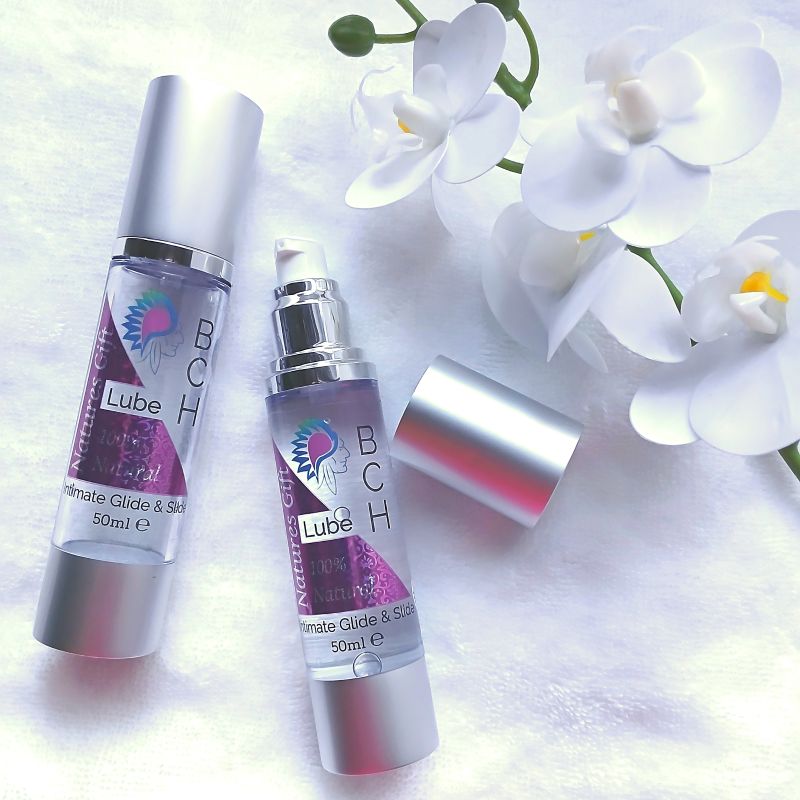 Glide & Slide Intimate Lube on a spa towel