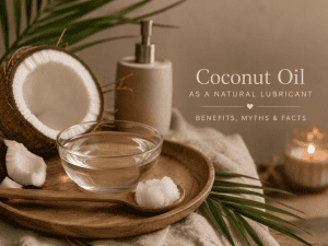 Coconut half, oils
