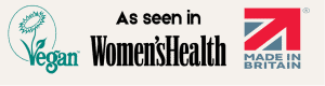 Womens Health Mag BCH Naturals vegan society made in Britain banner