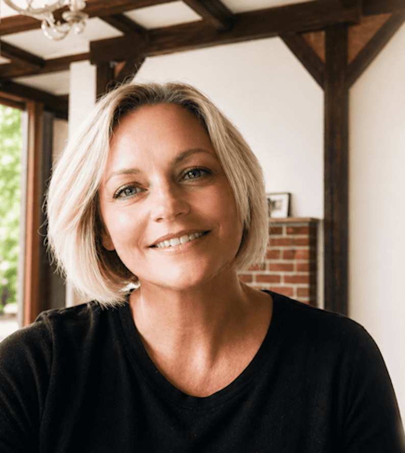 Amanda co founder at home