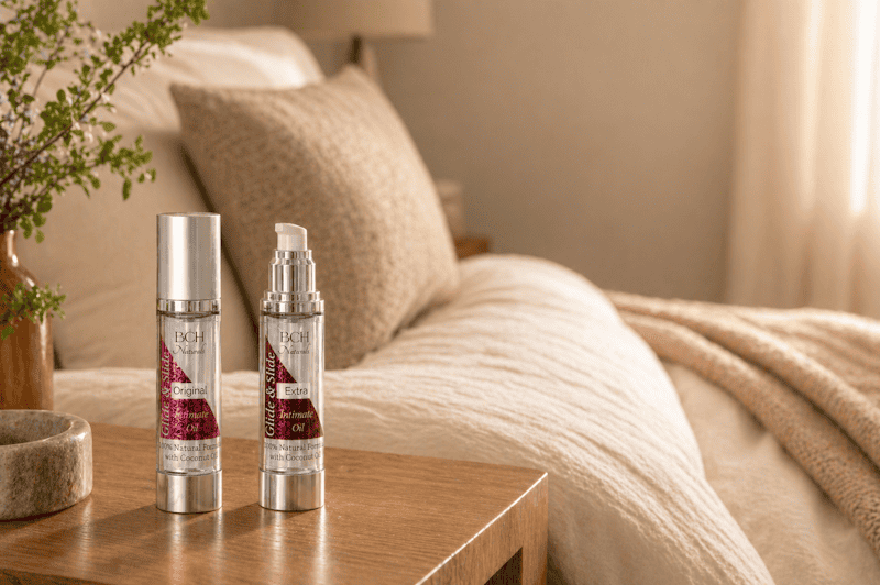 Glide & Slide pleasure oil intimate massage oil