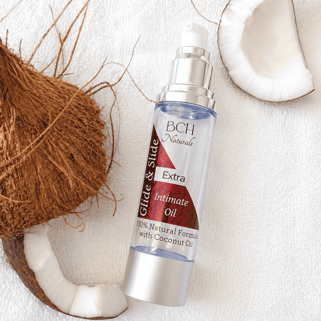 Extra Glide & Slide Coconut oil & Hemp Seed Oil with natural coconut