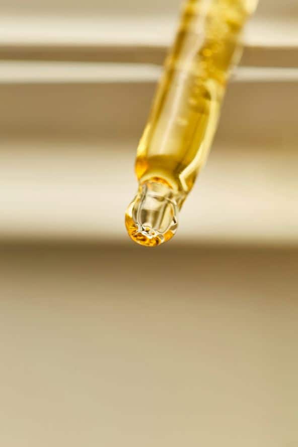 Golden Hemp Seed Oil in pipette